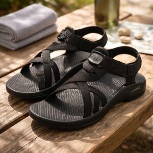 Chaco Kids Black Outdoor Sandals Size 2
